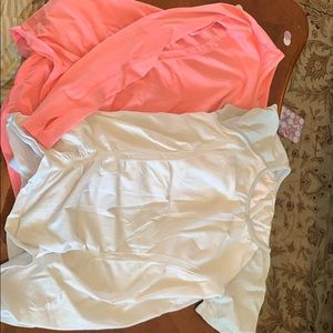 Two athleta workout shirts